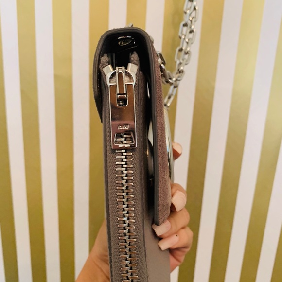 Alexander Wang GRAY Leather&Suede PhoneCase - Picture 5 of 6